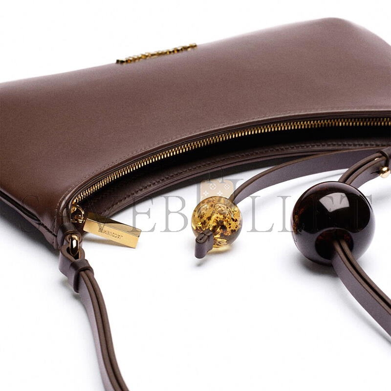 JACQUEMUS THE BISOU PERLE BEADED SHOULDER BAG BAW00057AC01C01855 (27*11.5*4cm)